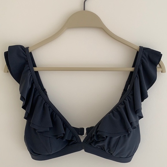 NEW MICHAEL Michael Kors Dark Gray Swimsuit Bikini - Picture 3 of 14